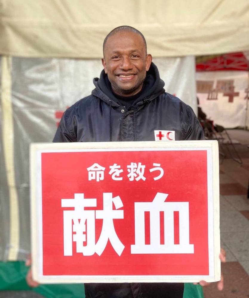 献血推進にしゃんた博士